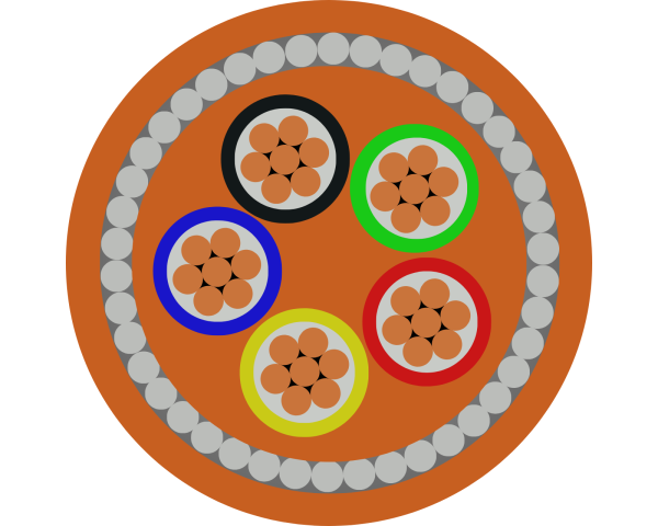 CU/MICA/XLPE or XLEVA/SWA/PVC-FR or LSHF (MULTICORES) - Image 2