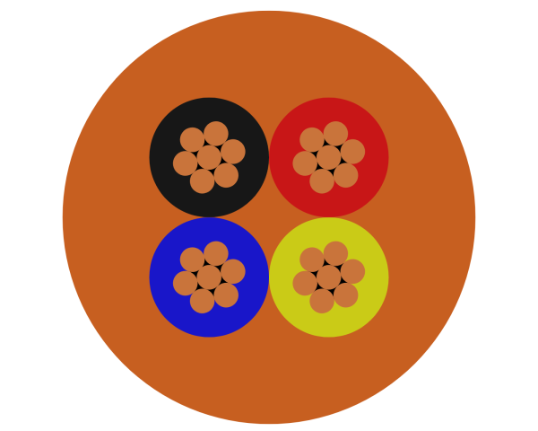 CU/XLPE or XLEVA/SWA/PVC-FR or LSHF (MULTICORES) - Image 2